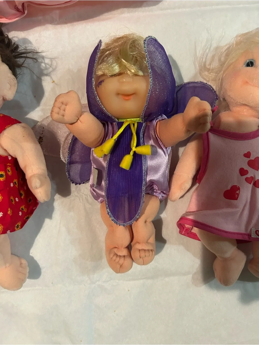 Vintage 90is Cabbage Patch Kids 9-inc baby dolls